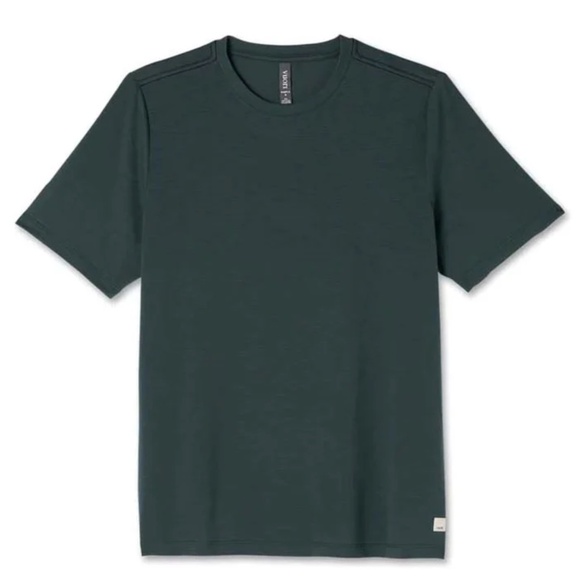 Vuori Mens Shirt Current Tech Tee Grove Green Size Medium - Picture 4 of 8
